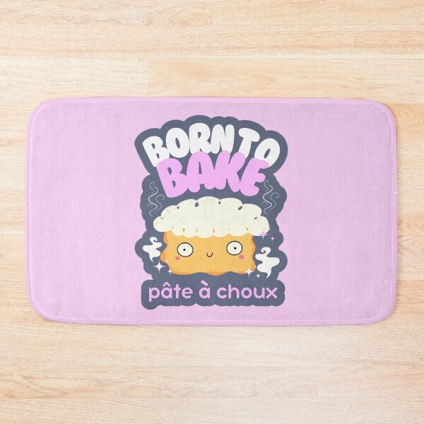 Item preview, Born To Bake Cute Kawaii Choux Puff designed and sold by Renata Illustrata.