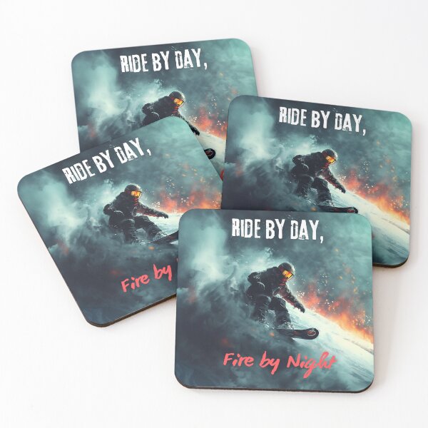Item preview, Ride By Day, Fire By Night Art designed and sold by Obsidian Ink by Wilshire.