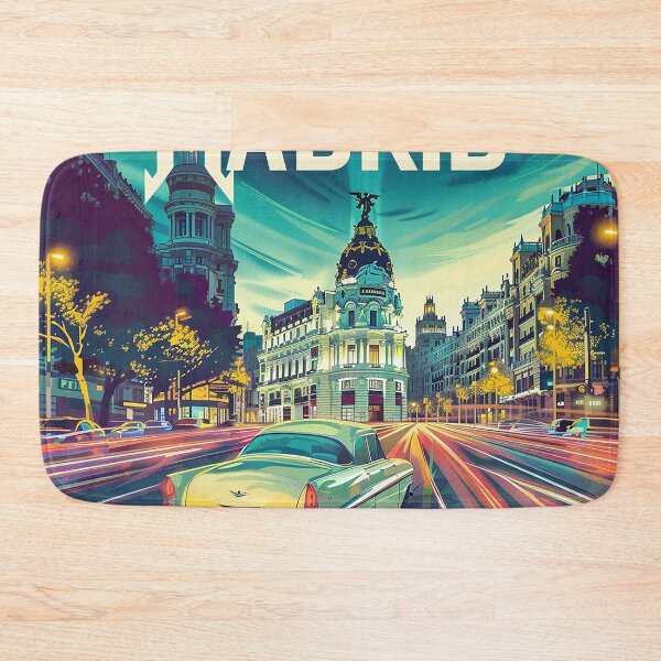 Item preview, Retro Madrid Illustration designed and sold by nomiraclehere.