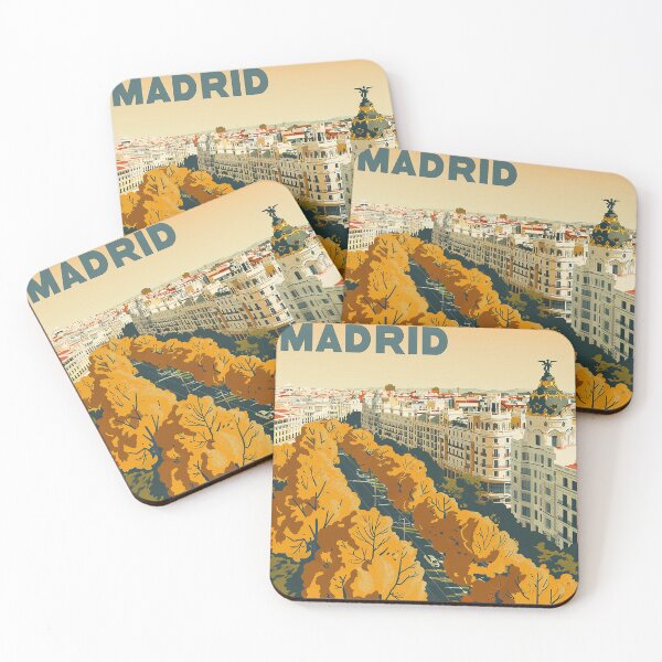 Item preview, Ilustración retro de Madrid designed and sold by nomiraclehere.