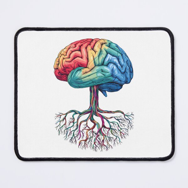 Item preview, Colorful Brain Tree Roots of Imagination  designed and sold by WatermelonPink.