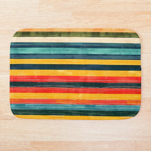 Item preview, Red Yellow Turquoise Green Marker Strokes designed and sold by kuralesya.