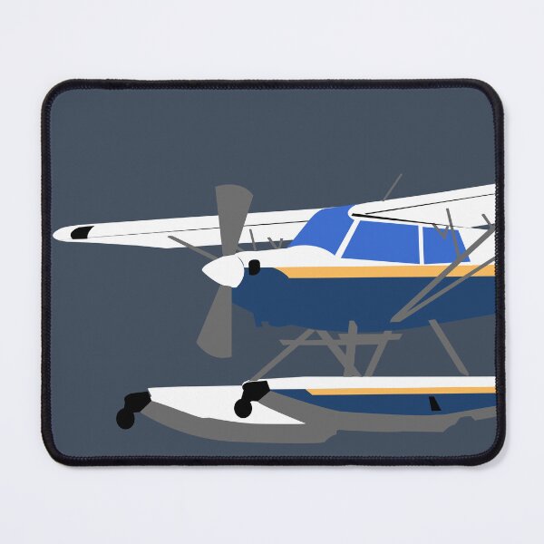 Item preview, Husky Airplane on Floats Illustration designed and sold by RealPilotDesign.