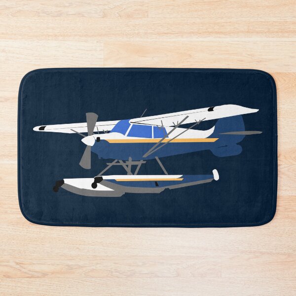 Item preview, Husky Airplane on Floats Illustration designed and sold by RealPilotDesign.