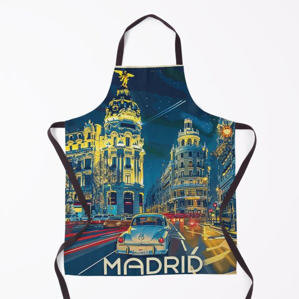 Artikelvorschau, Retro Madrid Illustration entworfen und verkauft von nomiraclehere.