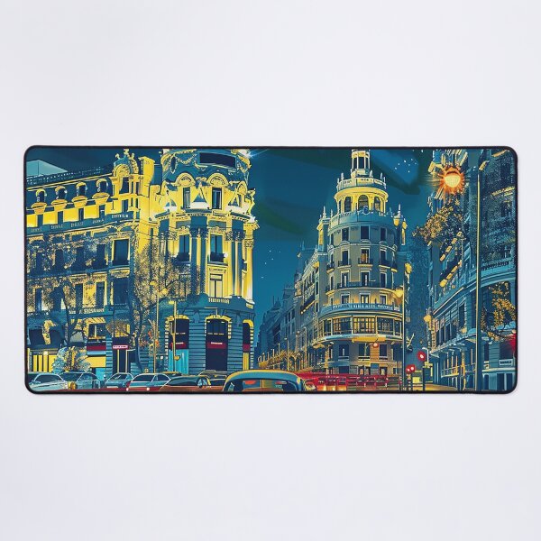 Item preview, Retro Madrid Illustration designed and sold by nomiraclehere.