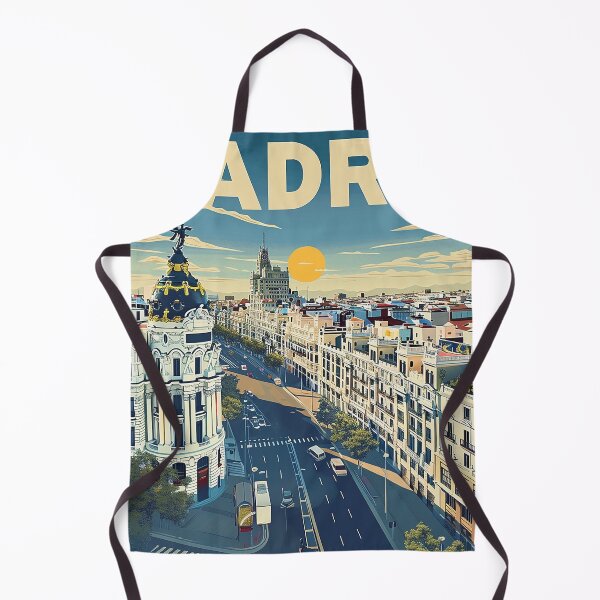 Item preview, Retro Madrid Illustration designed and sold by nomiraclehere.
