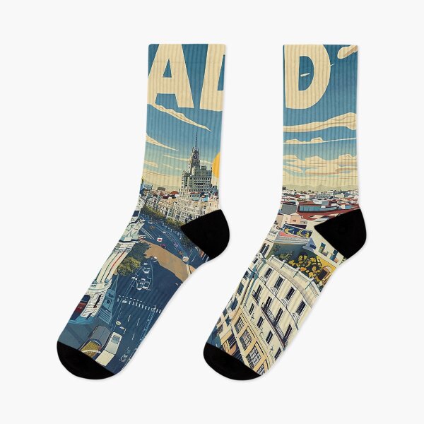Item preview, Retro Madrid Illustration designed and sold by nomiraclehere.