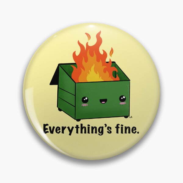 Item preview, Dumpster Fire designed and sold by ChristieCoxArt.