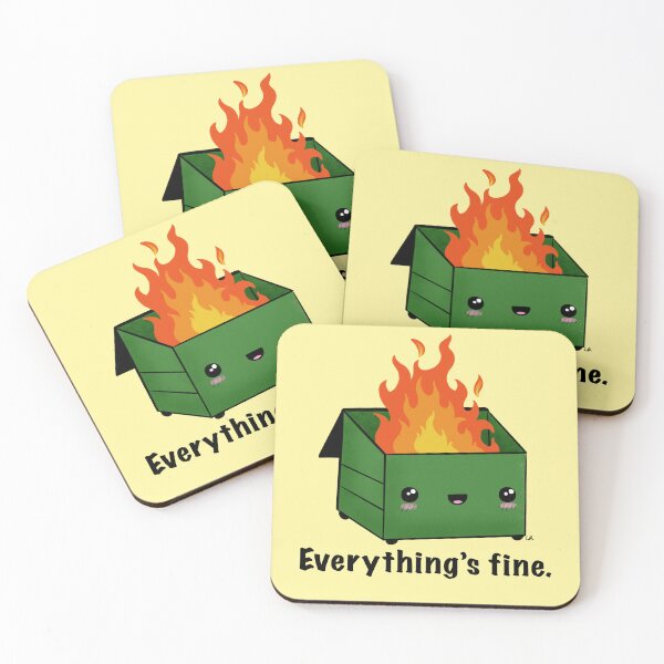 Item preview, Dumpster Fire designed and sold by ChristieCoxArt.