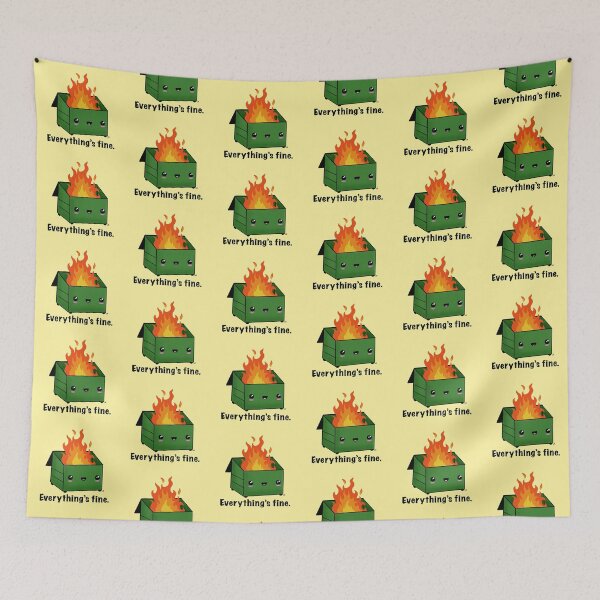 Item preview, Dumpster Fire designed and sold by ChristieCoxArt.
