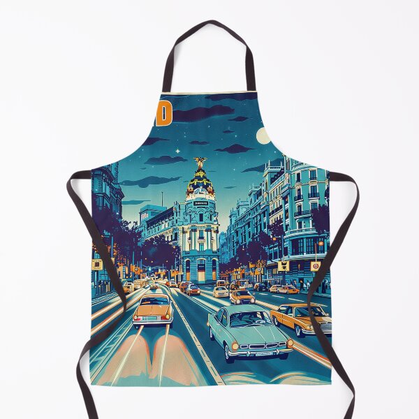Artikelvorschau, Retro Madrid Illustration entworfen und verkauft von nomiraclehere.