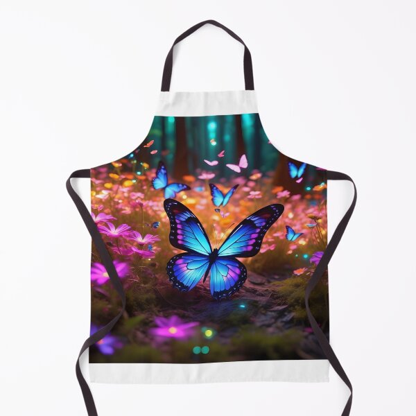 Item preview, Crystal Glowing Butterflies in a Magical Forest designed and sold by Chuck Korringa.