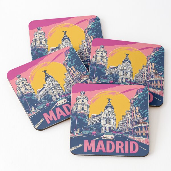 Item preview, Ilustración retro de Madrid designed and sold by nomiraclehere.
