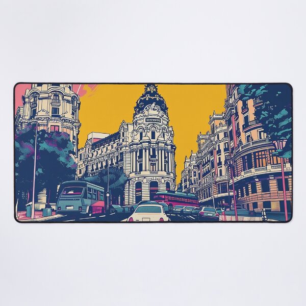Item preview, Retro Madrid Illustration designed and sold by nomiraclehere.