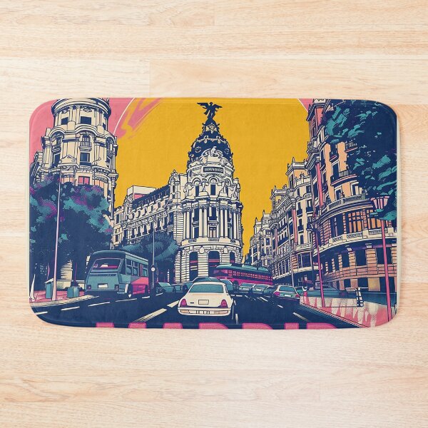 Item preview, Retro Madrid Illustration designed and sold by nomiraclehere.