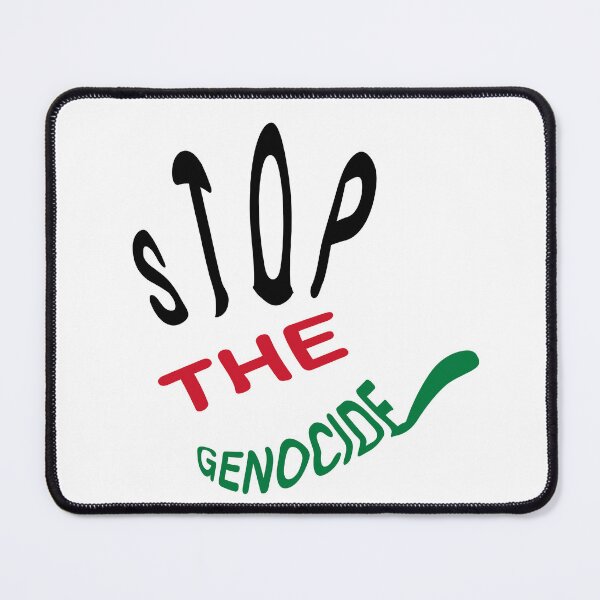 Item preview, Typography of Stop Genocide hand art designed and sold by AtonuHaque.