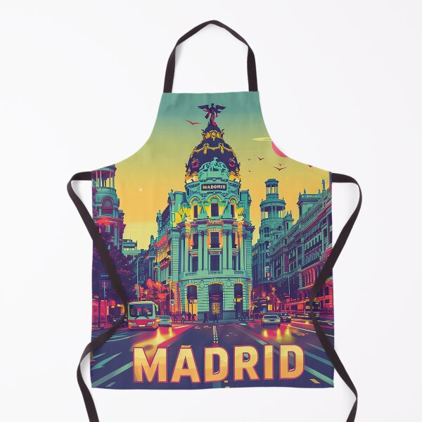 Item preview, Retro Madrid Illustration designed and sold by nomiraclehere.