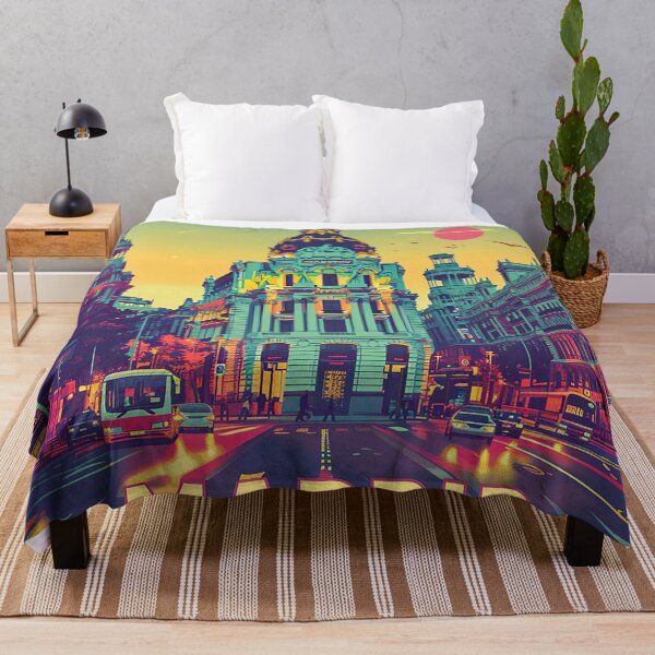Item preview, Retro Madrid Illustration designed and sold by nomiraclehere.