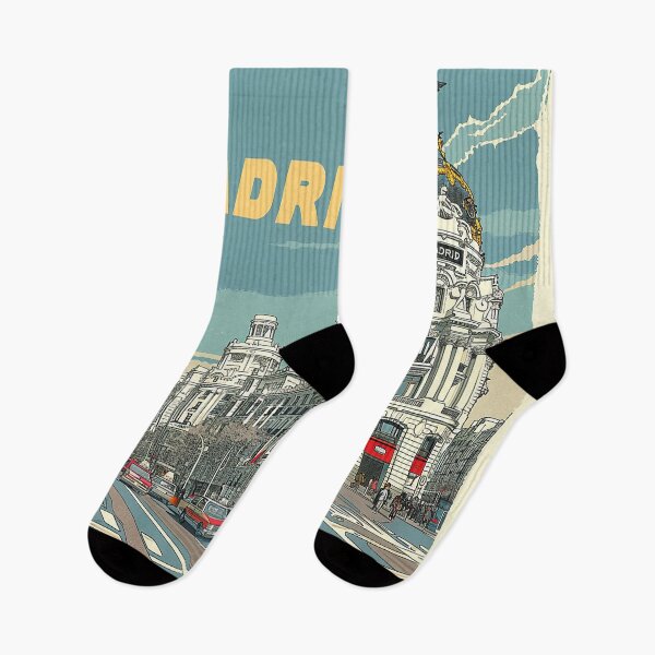 Item preview, Retro Madrid Illustration designed and sold by nomiraclehere.