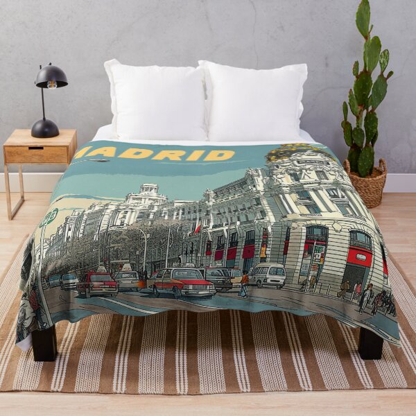 Item preview, Retro Madrid Illustration designed and sold by nomiraclehere.