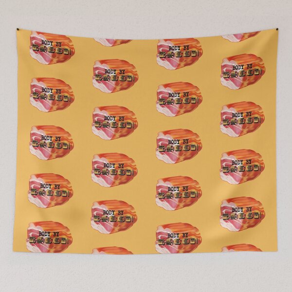 Item preview, Body by Bacon (on Yellow) designed and sold by PawsitiveMum.