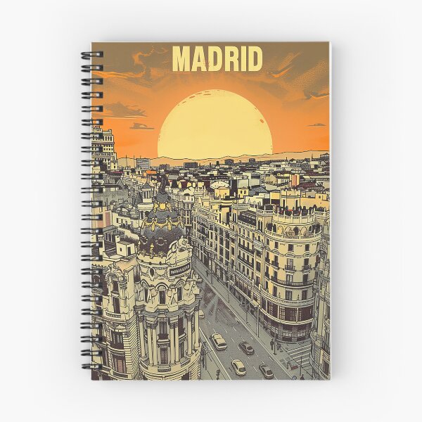 Item preview, Retro Madrid Illustration designed and sold by nomiraclehere.