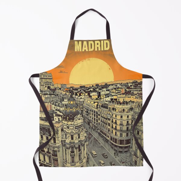 Item preview, Retro Madrid Illustration designed and sold by nomiraclehere.