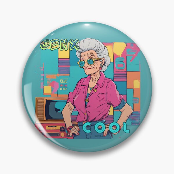 Item preview, Gen X Cool. Rebellious look, free spirit designed and sold by MaluVillarreal.