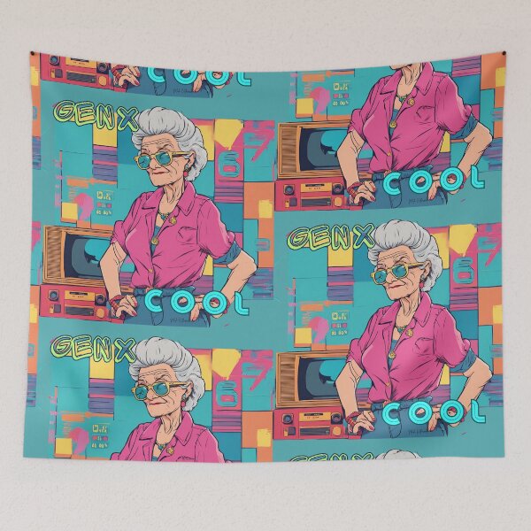 Item preview, Gen X Cool. Rebellious look, free spirit designed and sold by MaluVillarreal.