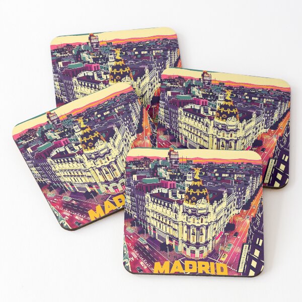 Item preview, Retro Madrid Illustration designed and sold by nomiraclehere.