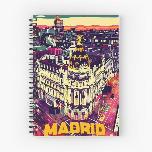 Item preview, Retro Madrid Illustration designed and sold by nomiraclehere.