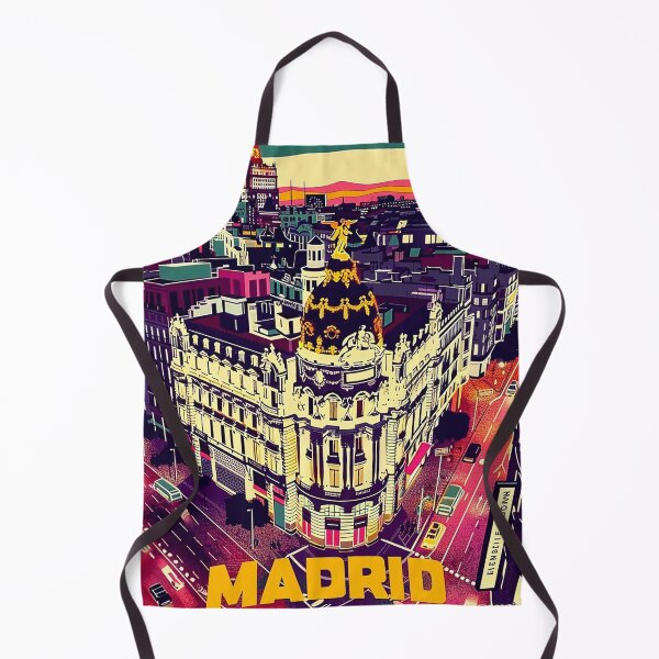 Item preview, Retro Madrid Illustration designed and sold by nomiraclehere.