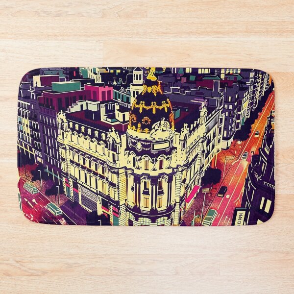 Item preview, Retro Madrid Illustration designed and sold by nomiraclehere.