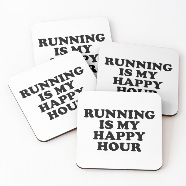 Item preview, Running Is My Happy Hour  designed and sold by Inspirationmotivation.