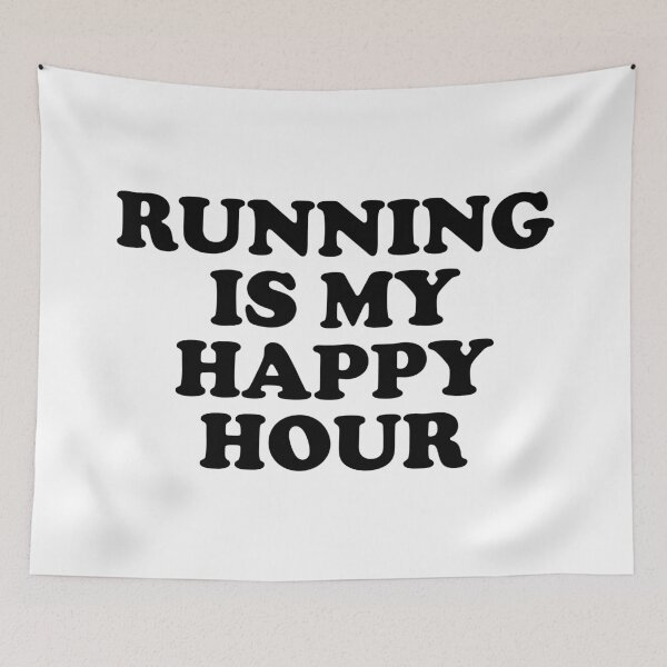 Item preview, Running Is My Happy Hour  designed and sold by Inspirationmotivation.