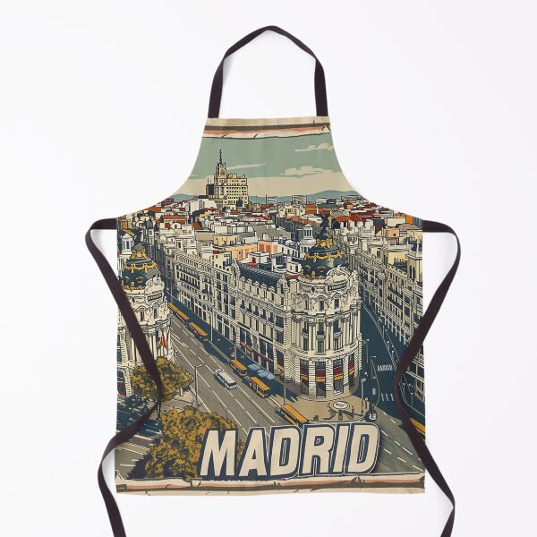 Item preview, Retro Madrid Illustration designed and sold by nomiraclehere.