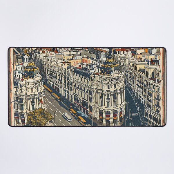 Item preview, Retro Madrid Illustration designed and sold by nomiraclehere.