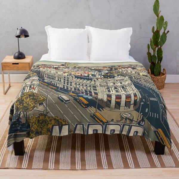 Item preview, Retro Madrid Illustration designed and sold by nomiraclehere.