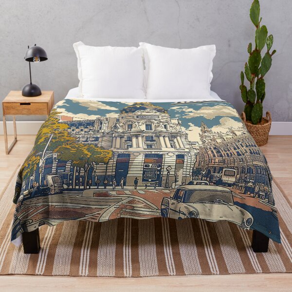 Item preview, Retro Madrid Illustration designed and sold by nomiraclehere.