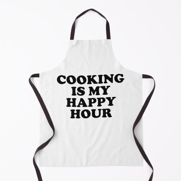 Item preview, Cooking Is My Happy Hour designed and sold by Inspirationmotivation.