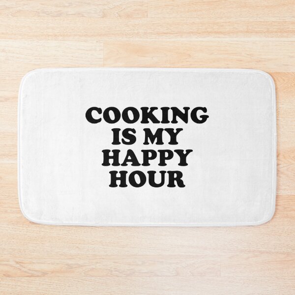 Item preview, Cooking Is My Happy Hour designed and sold by Inspirationmotivation.
