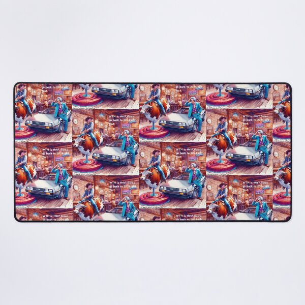 Item preview, A Delorean, Mechanical Bull And Back To The Future Yet Again designed and sold by Rick London Gifts.
