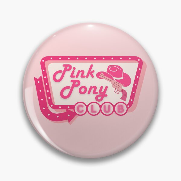 Artikel-Vorschau von Pinkes Pony-Club-Schild, designt und verkauft von evathemtbc.