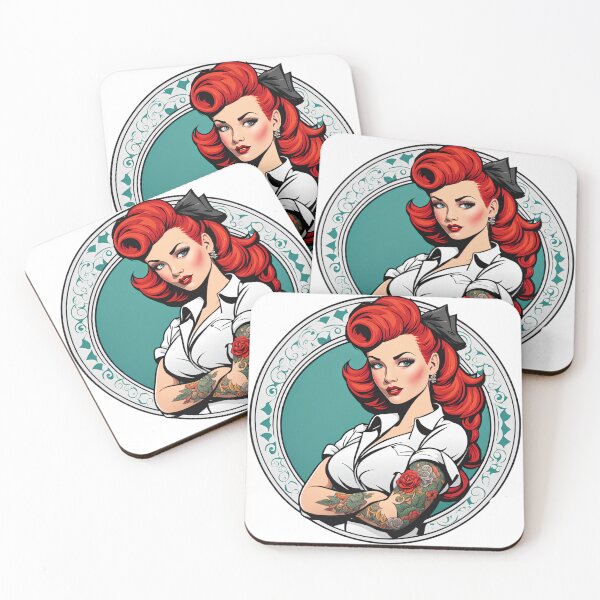 Item preview, Beautiful redhead nurse designed and sold by StivenRengifo.
