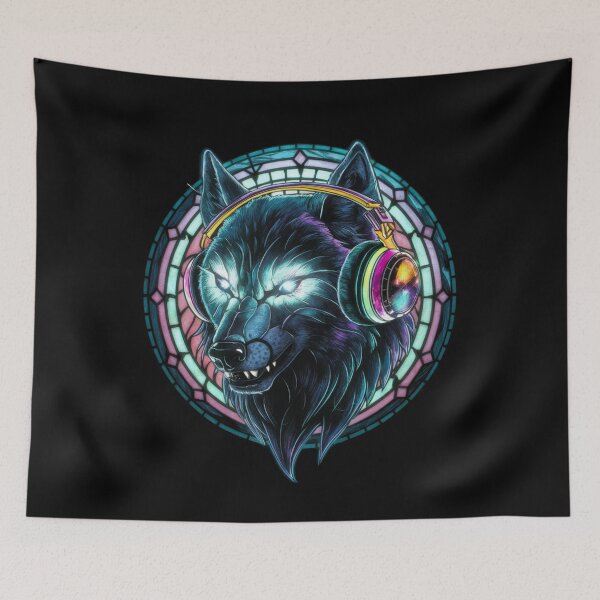 Item preview, Musical Wolf designed and sold by HowMonkeyShop.