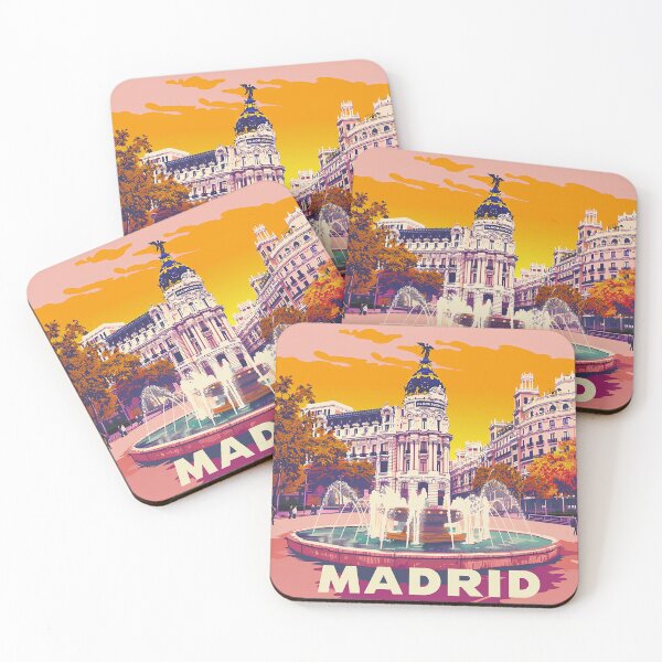 Item preview, Retro Madrid Illustration designed and sold by nomiraclehere.