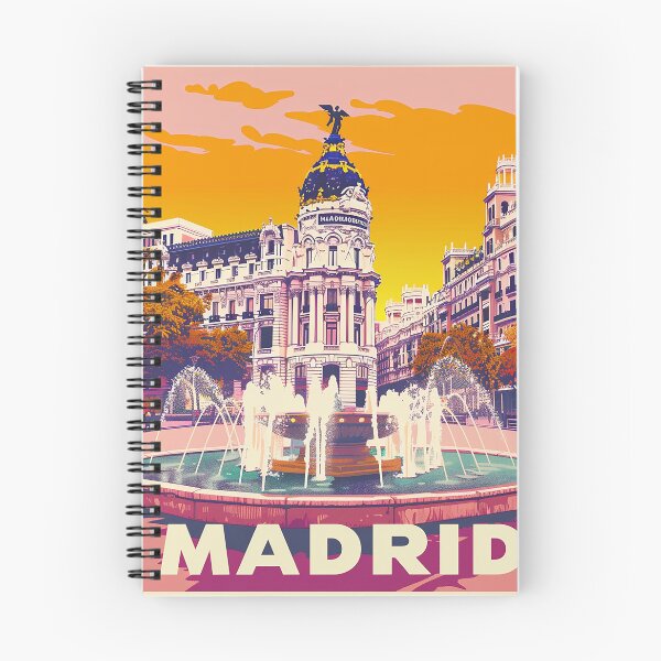 Item preview, Retro Madrid Illustration designed and sold by nomiraclehere.