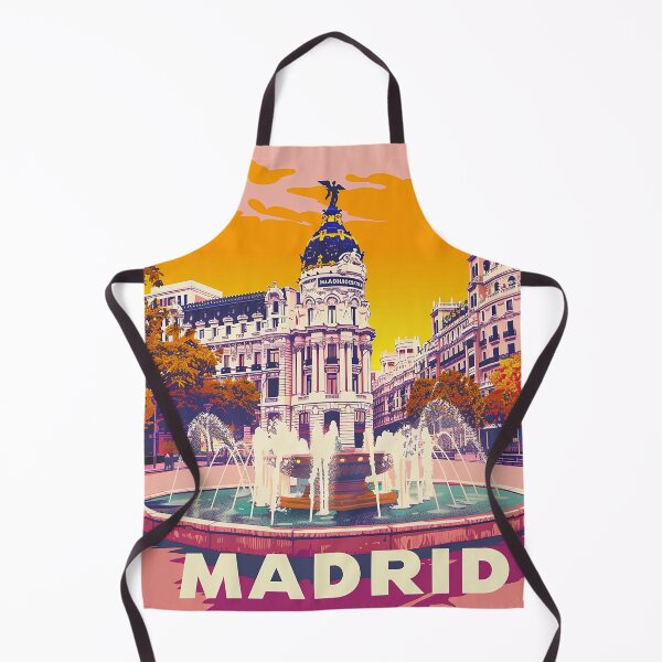 Item preview, Retro Madrid Illustration designed and sold by nomiraclehere.