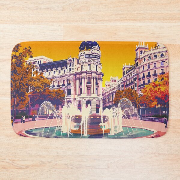 Item preview, Retro Madrid Illustration designed and sold by nomiraclehere.